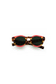 Lentes Tiwi Saturneii Rubber Bicolour Coral With Green Gradient Lenses