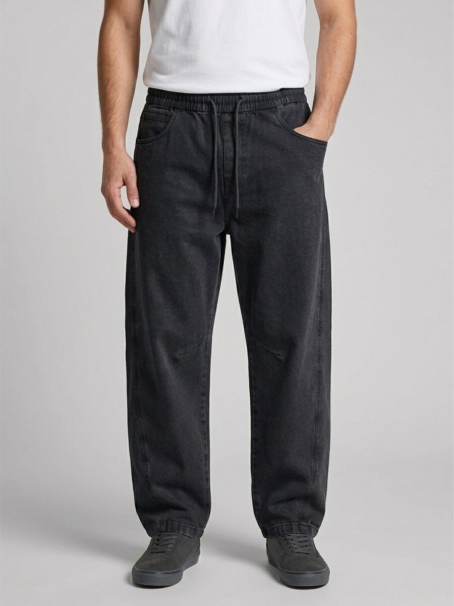 JEAN OVERSIZE - NEGRO 