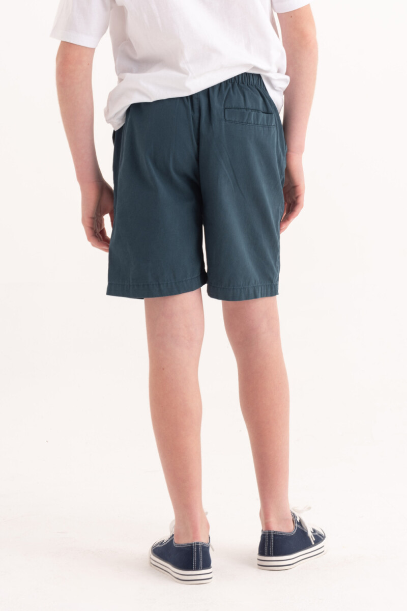 Short liso Azul