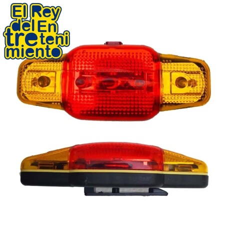 Luz Linterna Delantera + Luz Trasera Para Bicicleta Gris