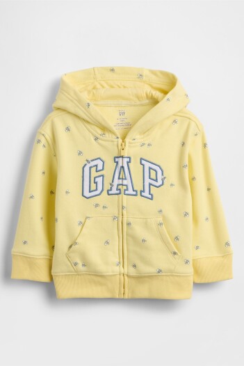 Canguro Logo Gap Sin Felpa Con Cierre Bebé Spring Yellow