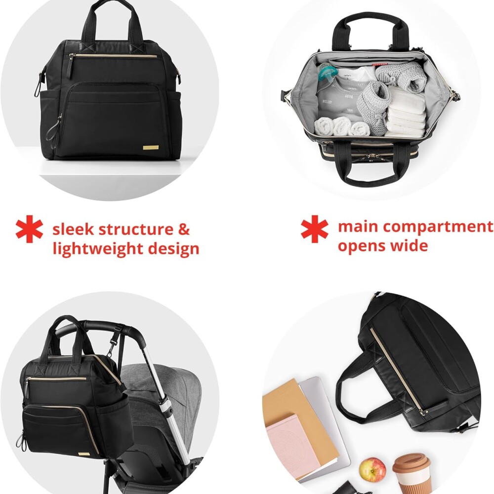 Mochila maternal Mainframe negro SKIP HOP Mochila maternal Mainframe negro SKIP HOP