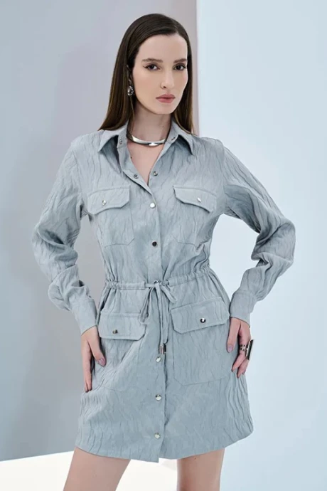 Vestido Neide Gris