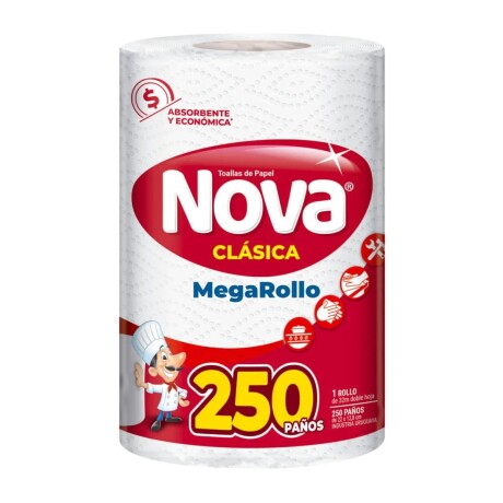Toalla de cocina Nova MegaRollo 250 paños Toalla de cocina Nova MegaRollo 250 paños