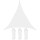 Lona Toldo Vela Triangular Filtro Uv 3,6m Sombra Blanco