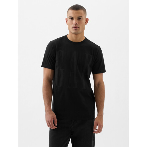 V-EVERYDAY SOFT CORP LOGO TEE TRUE BLACK V2
