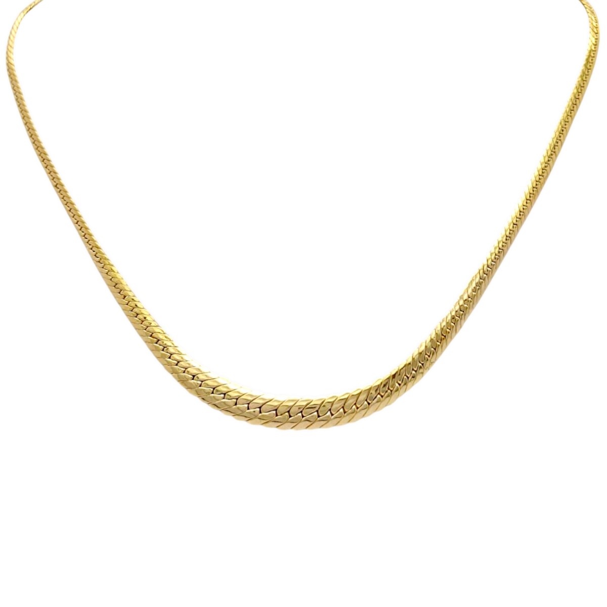 Cadena gargantilla serpiente - Oro bajo - Sin Piedra - CD8086 - Sinpiedra 