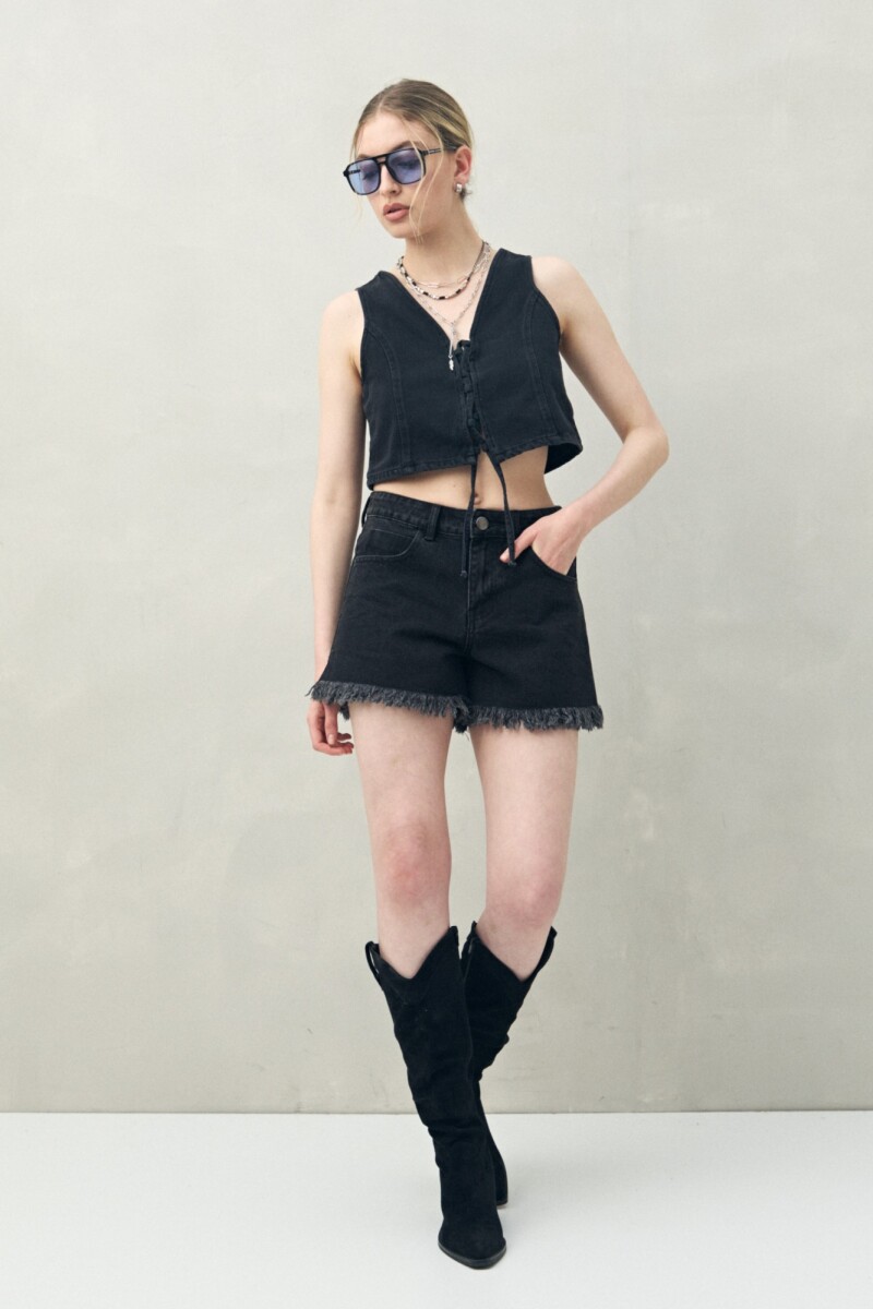 SHORT OMBRA Negro