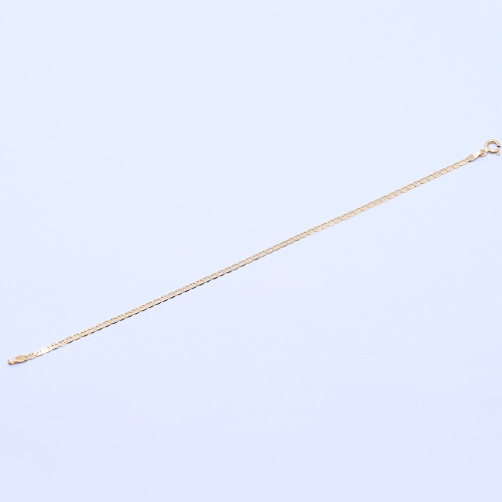 Pulsera oro 18k eslabón barco. Pulsera oro 18k eslabón barco.