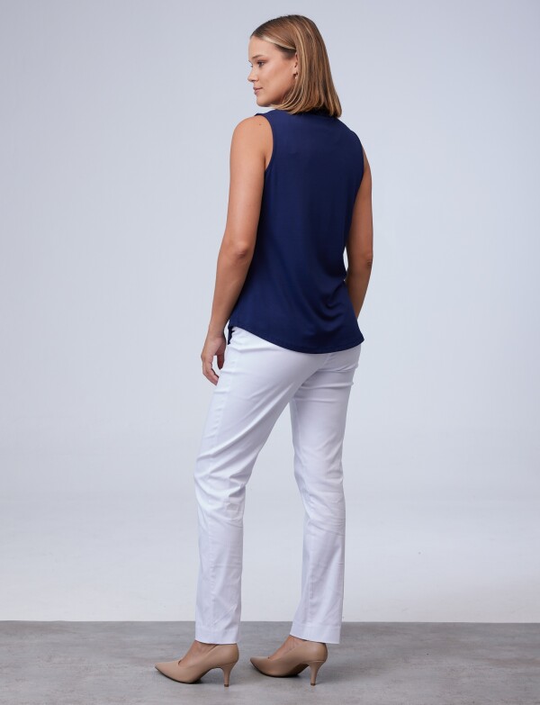 Musculosa Escote V MARINO