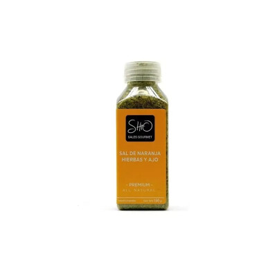 Sal de naranja, hierbas y ajo 160g Shio Sal Sho Naranja Hierbas Y Ajo