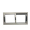 Ventana de Aluminio Serie 20 (Diferentes Medidas) 80X40