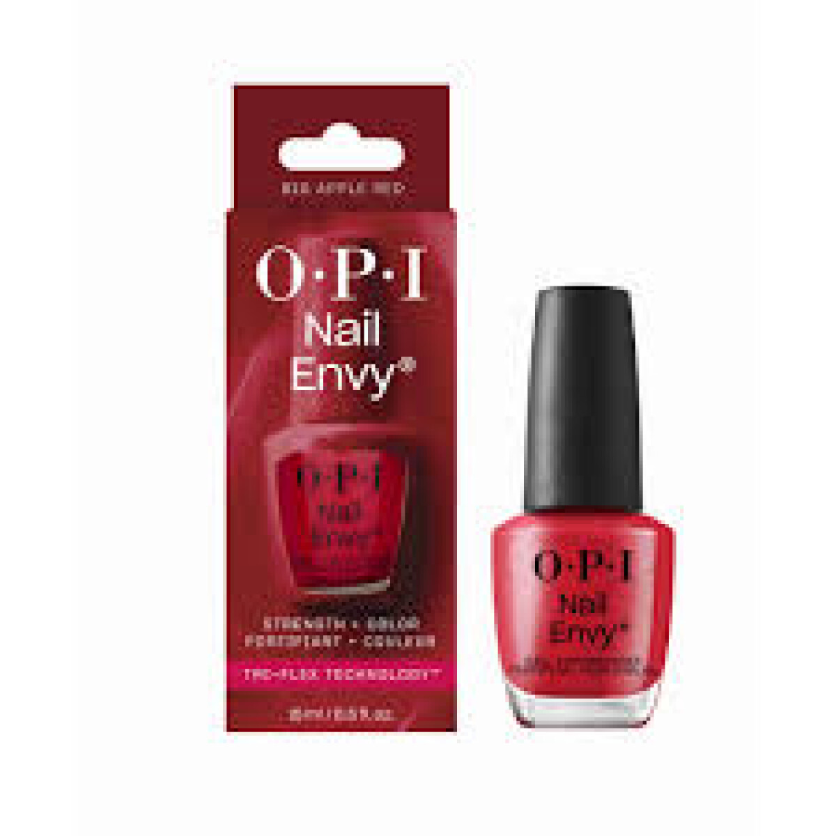 OPI Fortalecedor de uñas Nail Envy Strength + Color - Big Apple Red NT225 