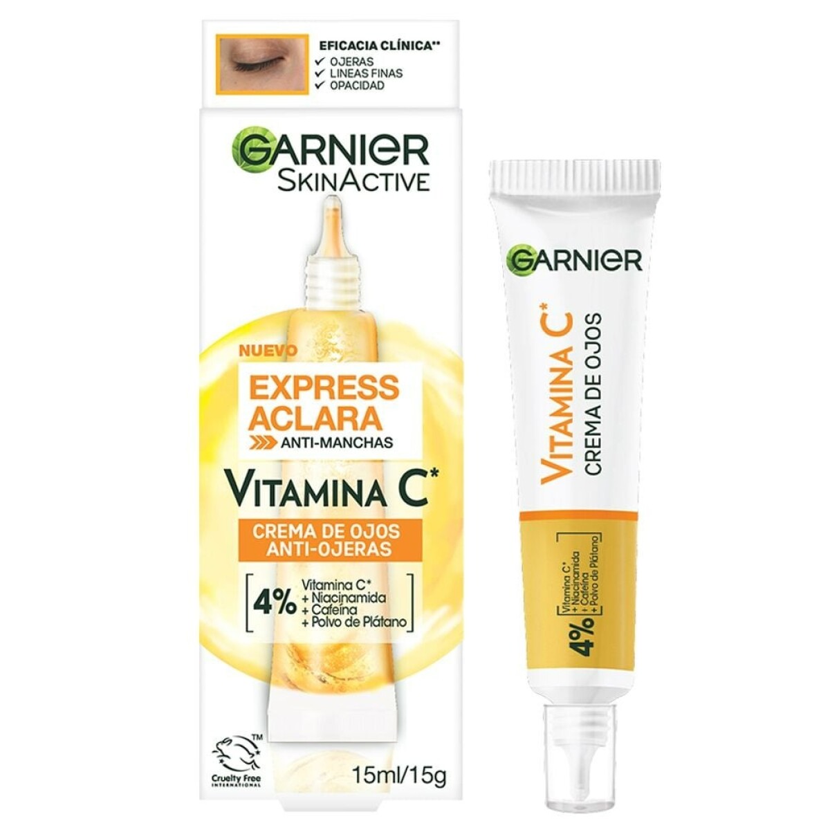 Garnier Express Aclarante Vitamina C Ojos 15ml 