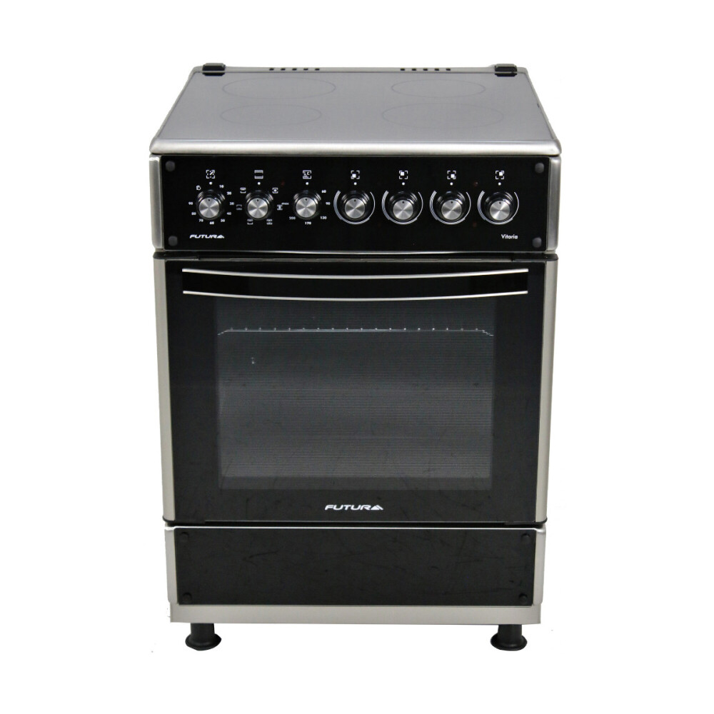 Cocina Vitrocerámica Futura Vitoria Fut60vc4g Negro