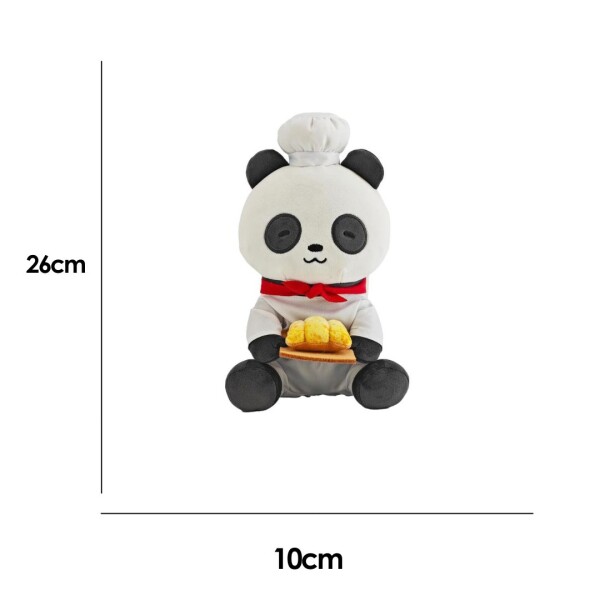 Peluche chef panda