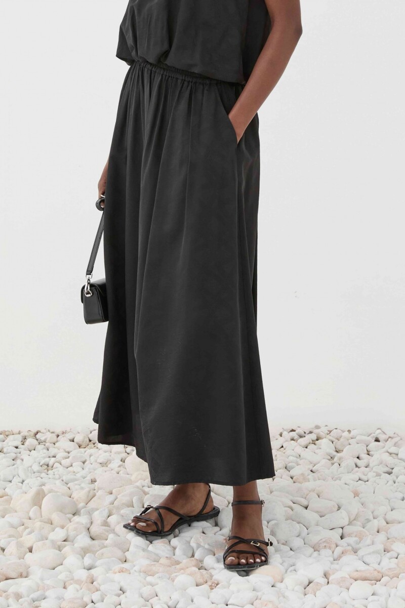 FALDA MAXI Negro