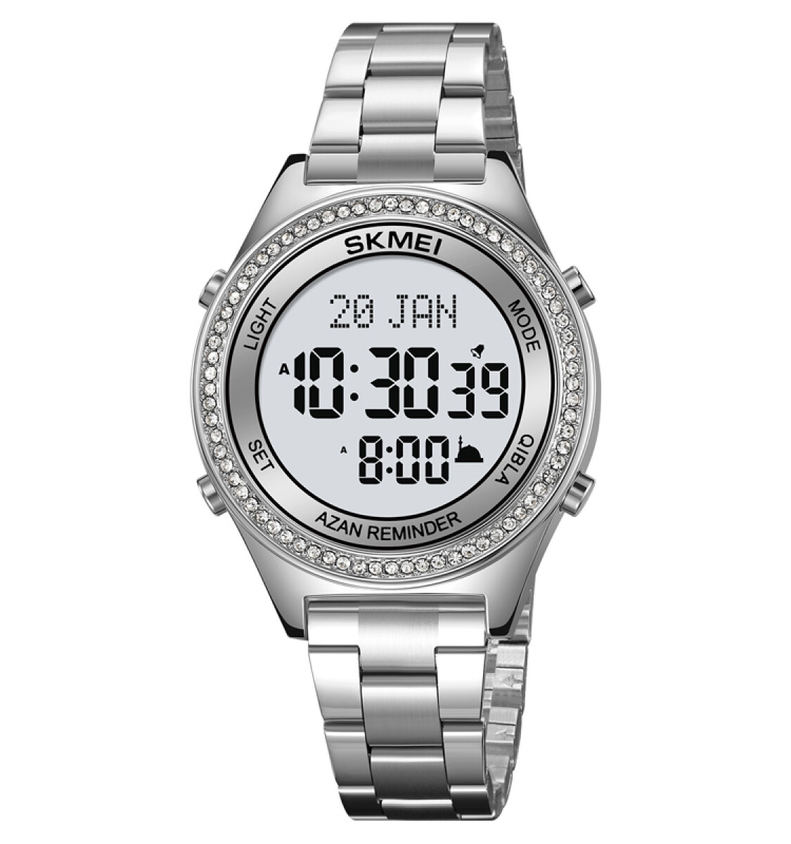 Reloj Skmei 2330SI color plateado para mujer - Plateado 