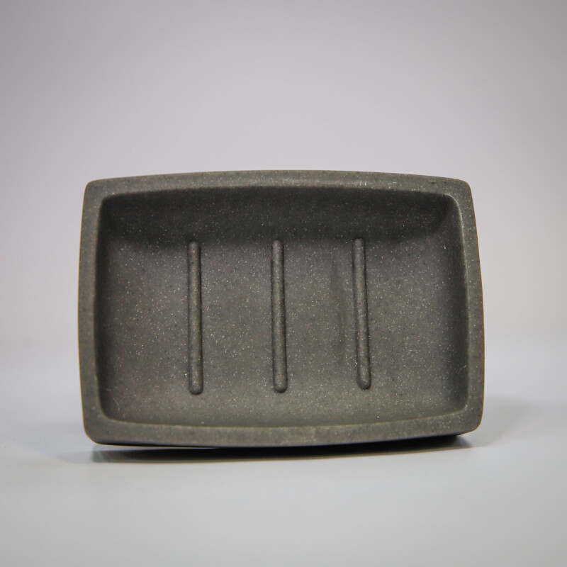 Jabonera para Baño Gris