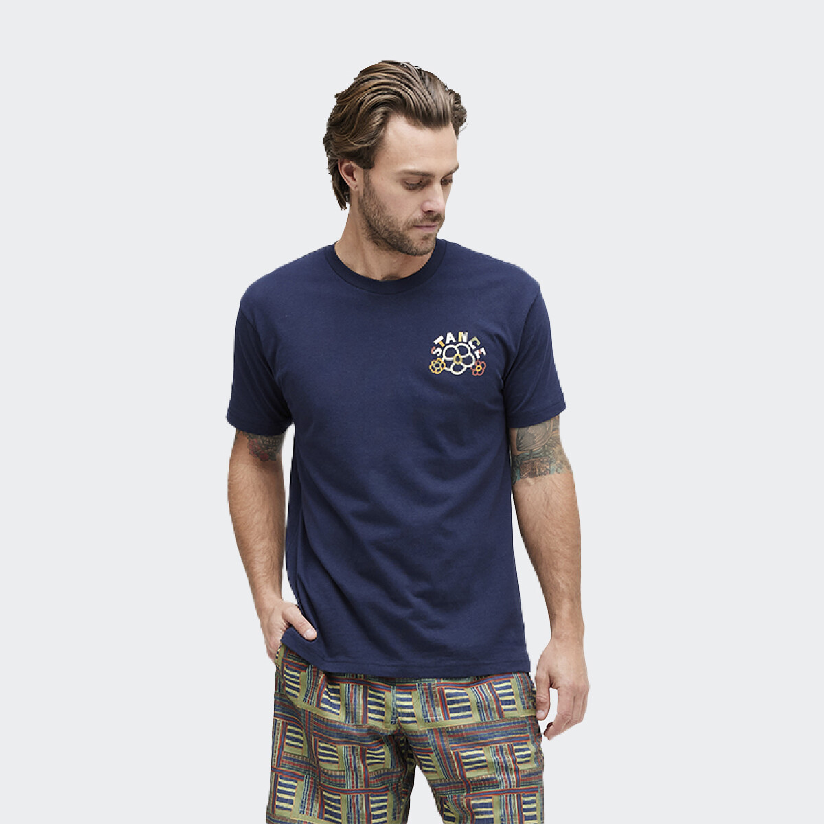 Remera Stance Cut It Out - Azul 