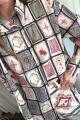 Camisa Onda Print Ludika Marino