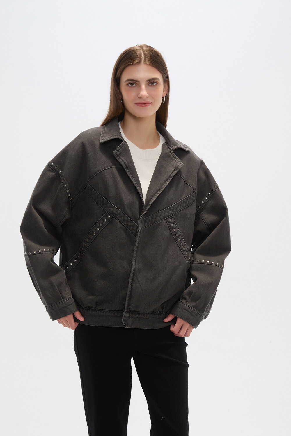 Campera Filoi Gris Oscuro