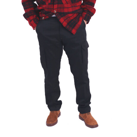 Pantalón Cargo de hombre Negro