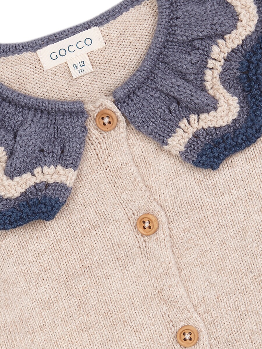 Chaqueta Con Cuello Topo Melange