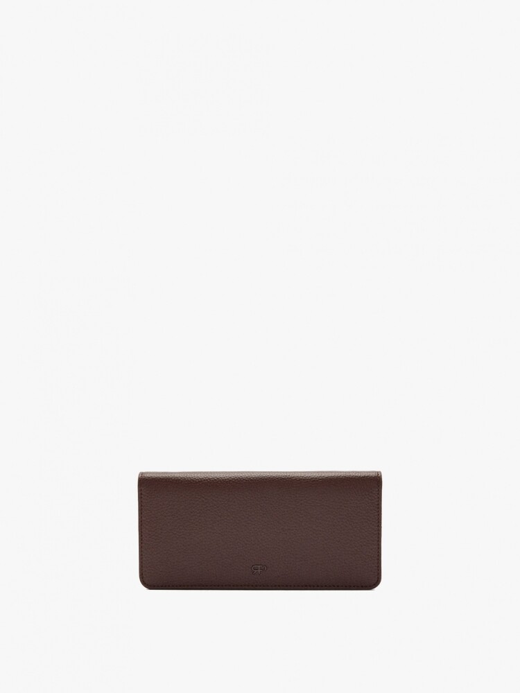 Cartera Con Textura Y Asa De Cordón marron