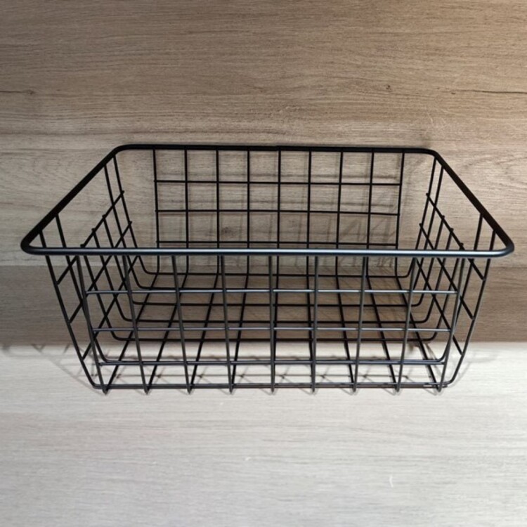 CANASTO CESTO ORGANIZADOR DE METAL 28X21,5X12CM CANASTO CESTO ORGANIZADOR DE METAL 28X21,5X12CM