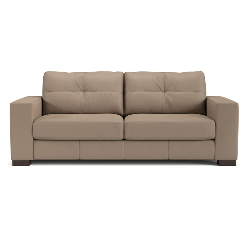 SOFA DOMINI 3 CUERPOS - 100% CUERO - AVELLANA GRANULADO SOFA DOMINI 3 CUERPOS - 100% CUERO - AVELLANA GRANULADO