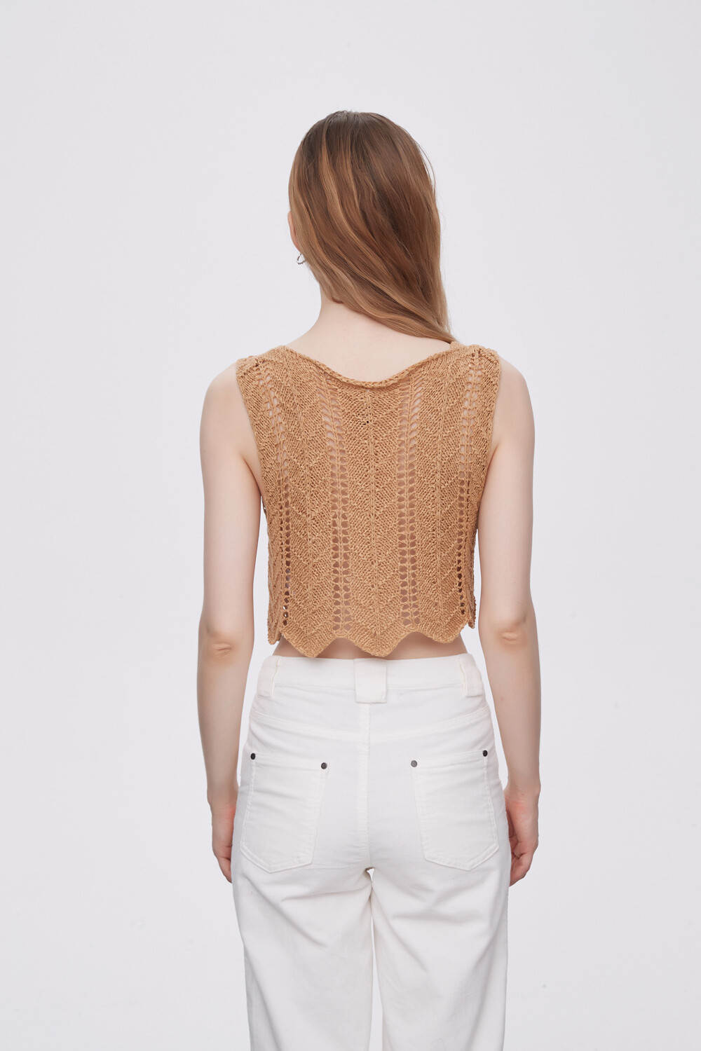 Tops Valmai Beige Oscuro