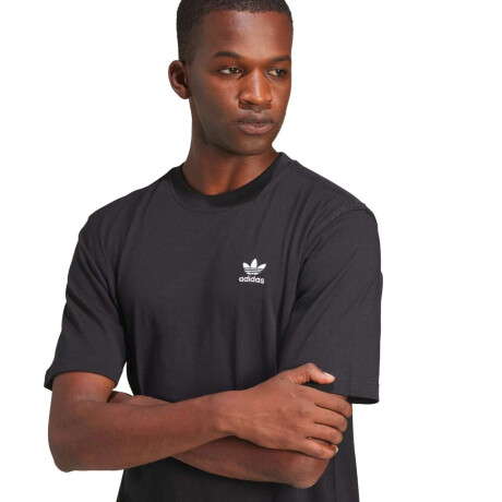 Remera Trefoil Essentials de Hombre Negro