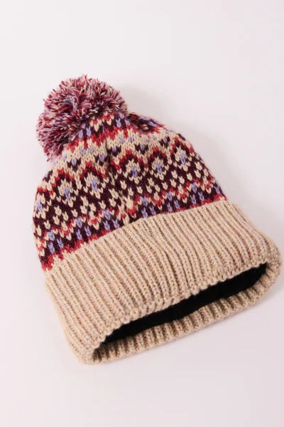 FIRST FROST FAIRISLE POMB Marfil