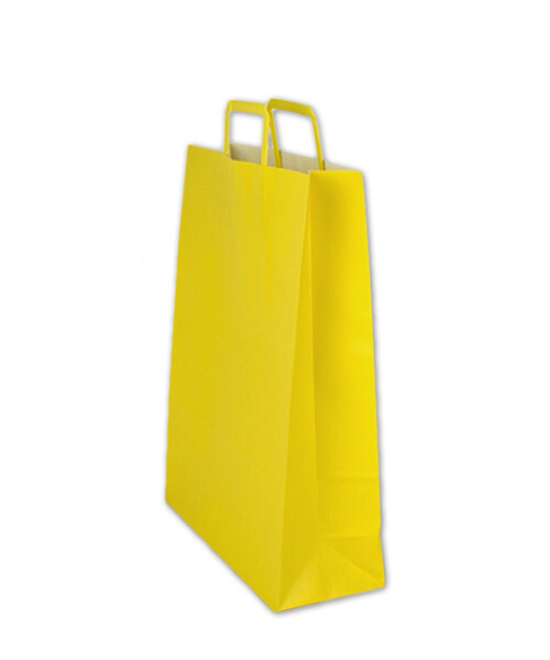 Bolsa lisa acuario 30x12x41 cm AMARILLO