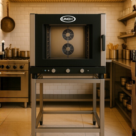 Base de Acero Inoxidable para Horno Chef Lux 5 Bandejas GN 1/1 Base de Acero Inoxidable para Horno Chef Lux 5 Bandejas GN 1/1