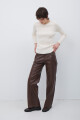 PANTALON VEGANO MARRON