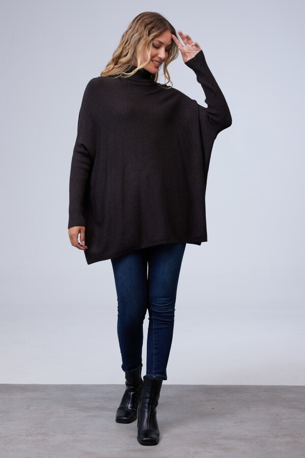 Polera Oversize GRIS OSCURO