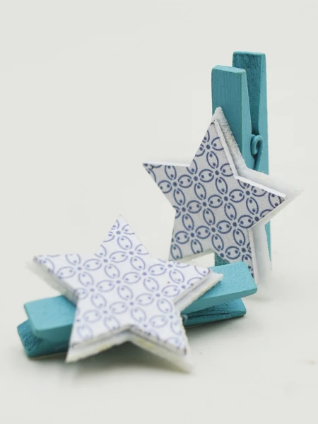 PALILLOS MINI DECORACION AZUL CLARO