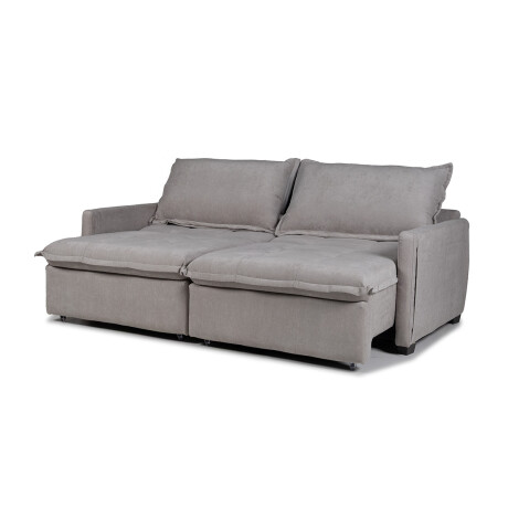 Sofá Cama Oliver - Tela Microfibra 12074 (Ceniza)