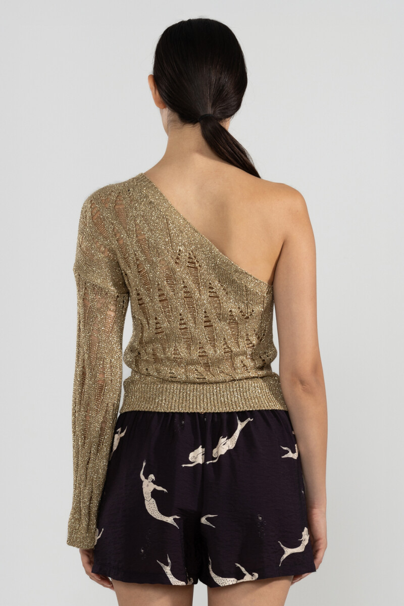 LARA KNIT TOP Gold