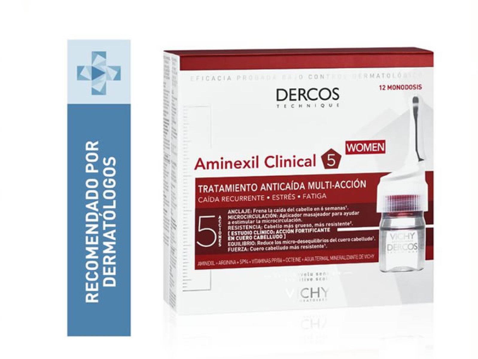 DERCOS AMINEXIL CLINICAL DAMA AMPOLLAS 