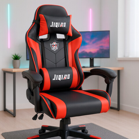 Silla Gamer Reclinable Like Vr-sd13 Hasta 160 Kg SILLA GAMER PL NEGRO/ROJO