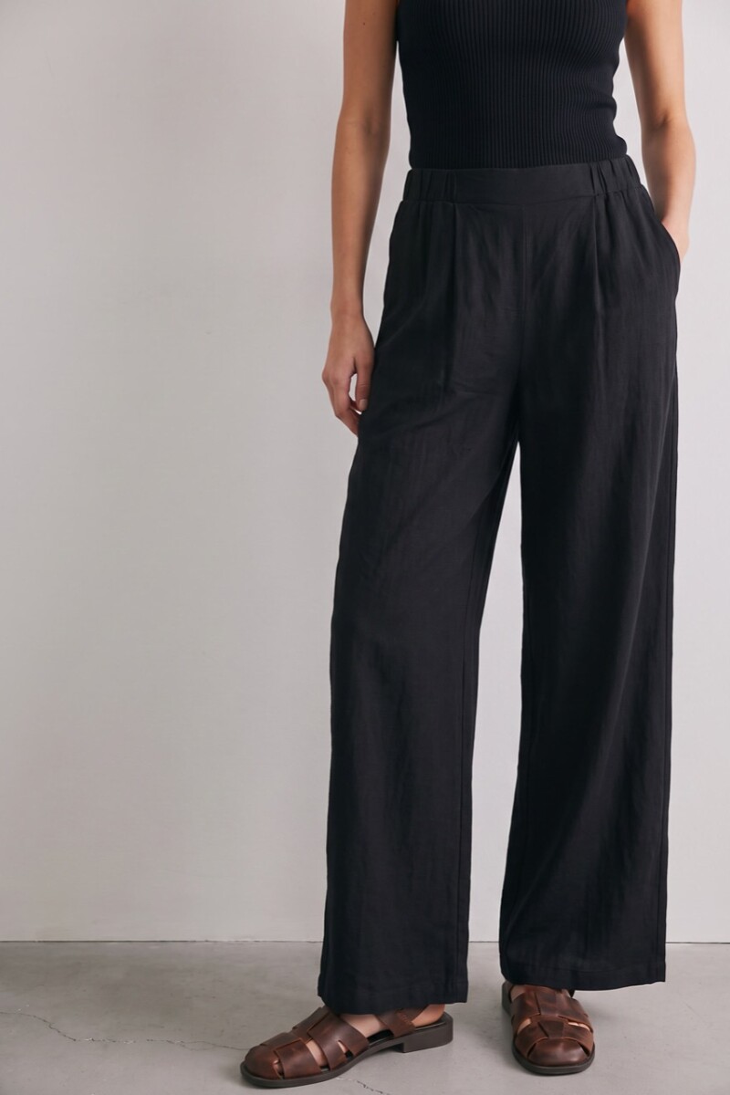Pantalón Wide Leg Negro