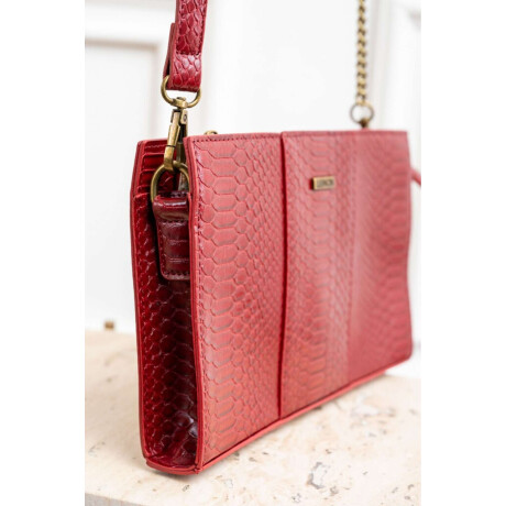 Cartera Snake Rojo