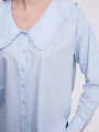 Camisa Lalou Celeste Claro