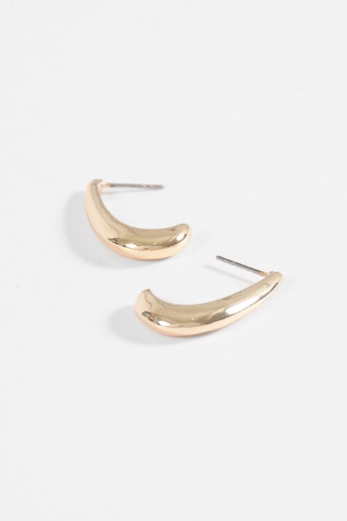 Aros largos antique dorado