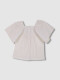 Camiseta Con Bordado Blanco
