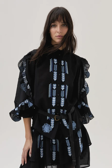 Blusa Blossom Negro