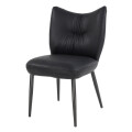 Silla De Comedor Ecocuero Super Acolchonada Negro